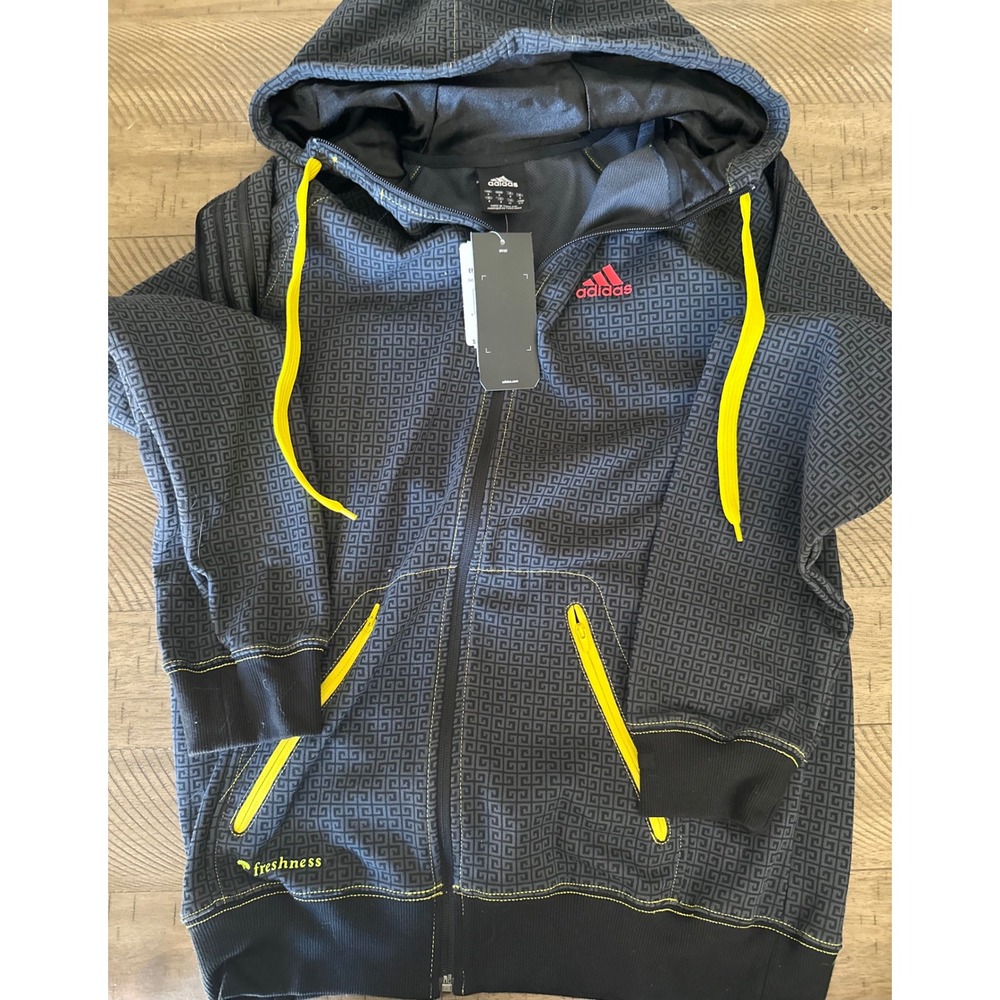 Adidas Chinese New Year "Freshness" Hoodie Sweatshirt Dark Shale Mens S NWT